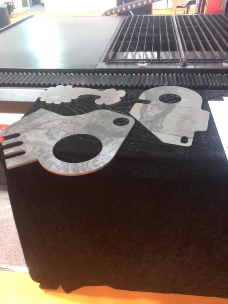 The Finished Products Of Automotive Cutting Machine