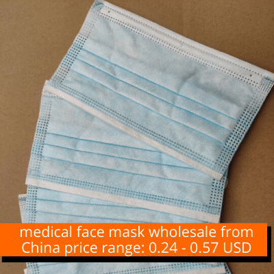 medical face mask wholesale from China price from china