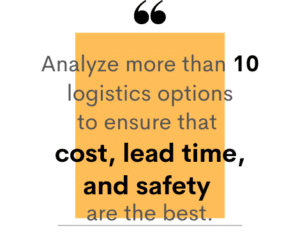 How sourcing agents control logistics and shipping costs