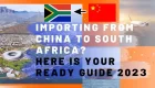 Importing from China to South Africa