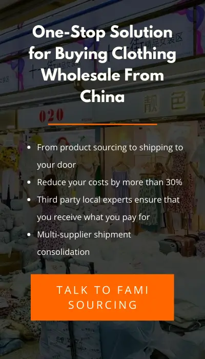 Buy Wholesale Clothing From China - Clothing Sourcing Agent
